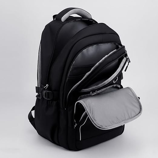 Mochila de Costas Fofa Estilosa Bolsa Elegante Academia Impermeável Escolar Viagem Trabalho Treino Fashion Mochilas Para Notebook Moderna Leve Passeio Feminina Masculina Unissex