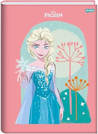 CADERNO BROCHURA 1/4 80FLS - FROZEN -69200-24 - JANDAIA